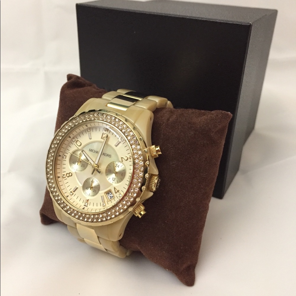 Michael Kors Two-Tone Gold Watch
